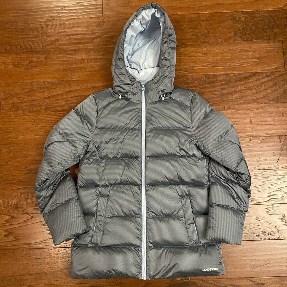 NWOT Lands’ End Gray Jacket Size XS